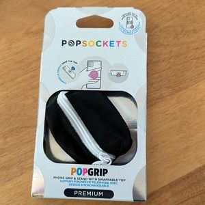 NEW Popsocket pocket pouch! Black and white